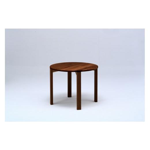 ふるさと納税 家具 テーブル 福岡県 大川市 kotiki IK52 maru tableΦ100×70／マルテーブル(WN) 4本脚_1