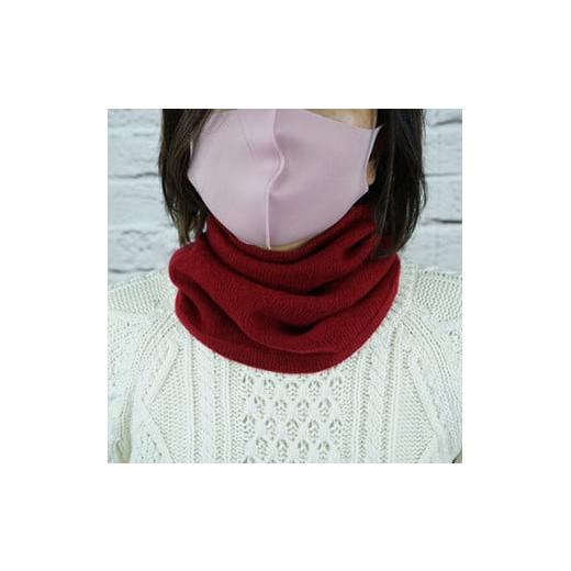 ふるさと納税 小物 ストール・マフラー 山梨県 富士川町 E1408国産カシミヤ糸使用国内生産カシミヤ100%ネックウォーマー(ワイン) ワイン