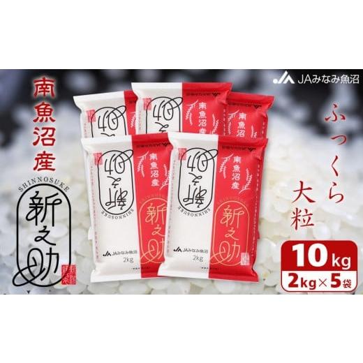 ふるさと納税 米 新潟県 南魚沼市 令和7年産＼新米/ 南魚沼産新之助 精米 2kg×5袋 精米HACCP認定工場 高品質精米 大粒 もっちり