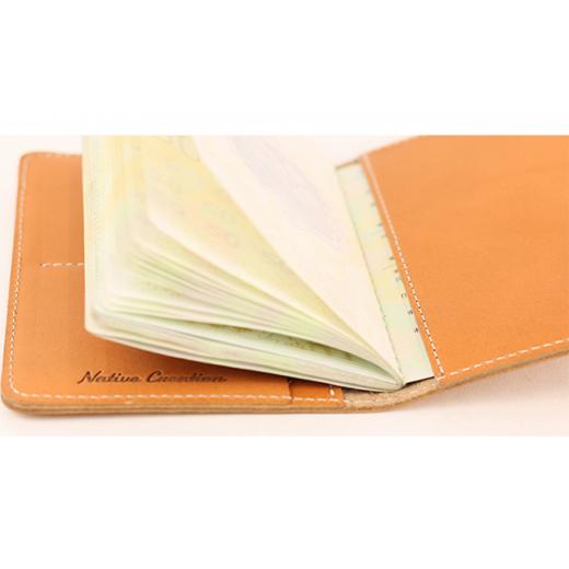 家具・装飾品 奈良県 大和郡山市 Native Creation パスポートケース NC3705 全8色 栃木レザー NAVY 納期1〜2カ月 No.5990-8360 【大皿】 0383 NAVY