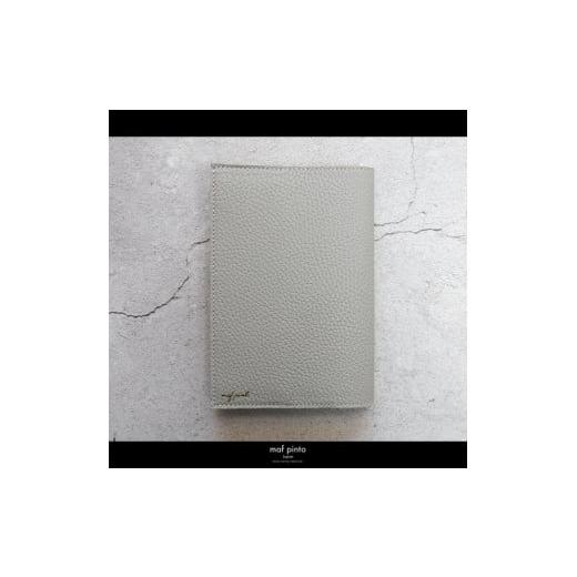 ふるさと納税 文房具・玩具 福岡県 大川市 maf pinto (マフ ピント) レザーブックカバー文庫サイズ ADRIA LINE ライトグレー 本革 日本製 ライトグレーの画像