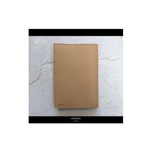 ふるさと納税 文房具・玩具 福岡県 大川市 maf pinto (マフ ピント) レザーブックカバー文庫サイズ ADRIA LINE カプチーノ 本革 日本製 カプチーノの画像