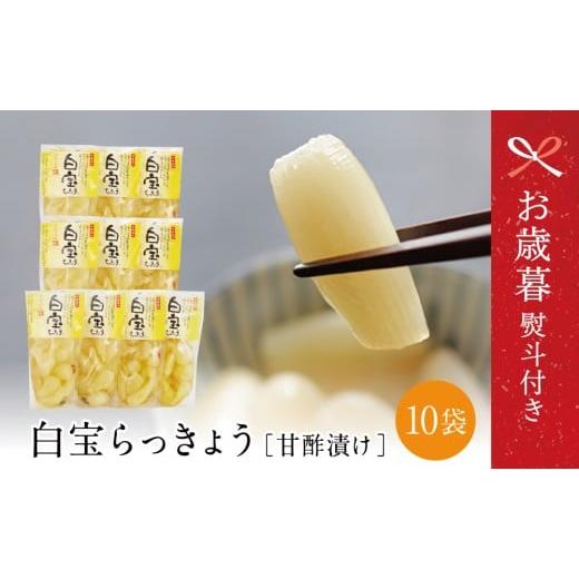 ふるさと納税 加工品等 漬物 鹿児島県 南さつま市 お歳暮ギフト 鹿児島県産 白宝らっきょう(90g×10P) ラッキョウ 甘酢らっきょう 惣菜 常温保存 ご飯のお…