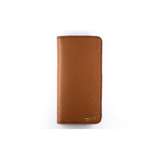 ふるさと納税 小物 福岡県 大川市 maf pinto アイフォーンケース 本革 日本製 (iPhone SE 第2世代 / 8 / 7, ) ADRIA LINE キャラメル キャラメル