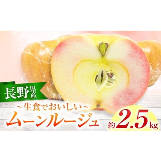 ふるさと納税 りんご 長野県 伊那市 りんご 赤果肉 期間 ・ 数量限定 生食で美味しい「 ムーンルージュ 」( りんご )約2.5kg | 果物 フルーツ りんご ムーン…