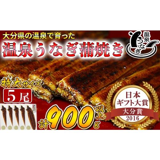ふるさと納税 うなぎ 大分県 杵築市  日付指定可 温泉うなぎ蒲焼 5尾（180gサイズ） 国産うなぎ 人気 国産 蒲焼 蒲焼き かば焼き 鰻屋 個包装 冷凍 真空 ギフ…の画像