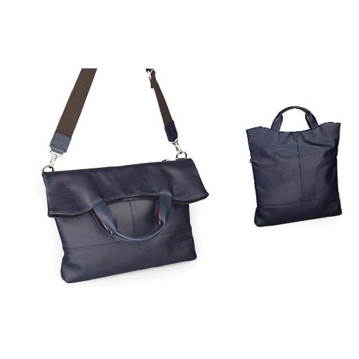 ふるさと納税 カバン 兵庫県 豊岡市 豊岡産 牛革・2WAYバッグCROSSROAD 505063ネイビー ネイビー