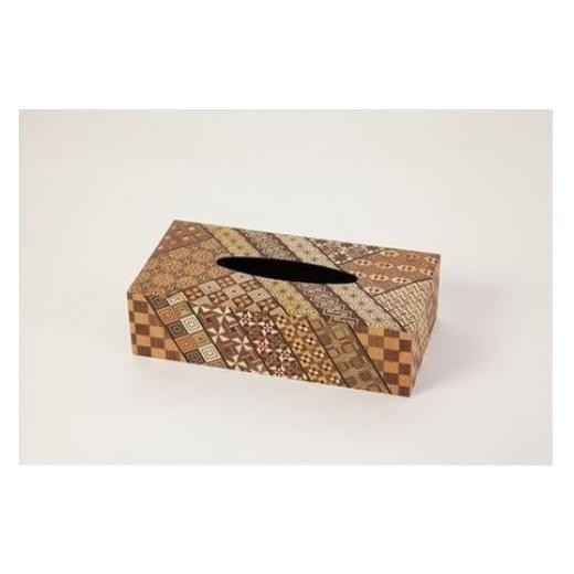 ふるさと納税 雑貨・日用品 インテリア 神奈川県 小田原市 箱根寄木細工 ティッシュケース 小寄木 お部屋の雰囲気作りのアクセントに 小寄木