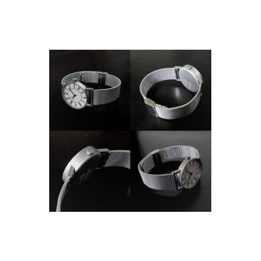 ふるさと納税 小物 長野県 岡谷市  腕時計 クオーツ式 五十嵐　威暢　eki watch φ30mm ブラック／カーフ ブラック 腕時計 時計 ブランド SPQR スポール メン…の画像