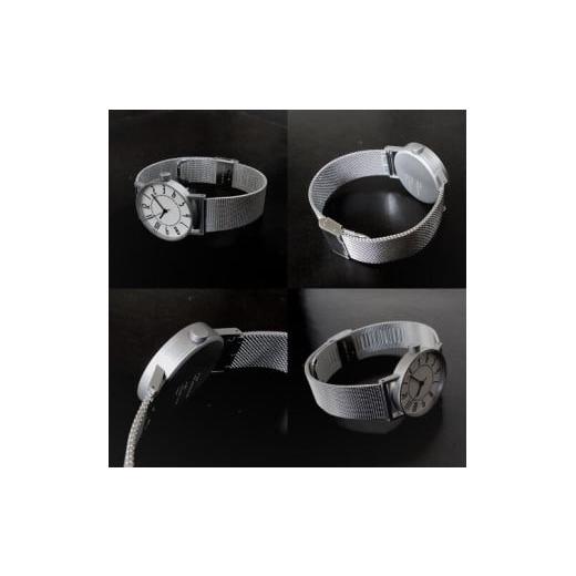 ふるさと納税 小物 長野県 岡谷市  腕時計 クオーツ式 五十嵐　威暢　eki watch φ30mm 文字盤：ホワイト／カーフ ベージュ 腕時計 時計 ブランド SPQR スポー…の画像