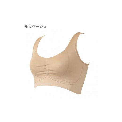 ふるさと納税 服 女 岩手県 陸前高田市 「Fleep」おやすみブラ(ナイトブラ) モカベージュ/L 下着 コットン ブラジャー ソフトブラ コットン 日本製 ノンワ…