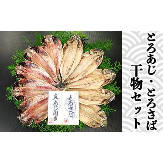 ふるさと納税 静岡県 西伊豆町 藤文の「とろあじ、とろさば干物セット」 あじ 鯵 さば 鯖 ひもの 冷凍 西伊豆 伊豆 ギフト お歳暮 お中元