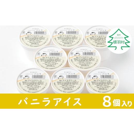 ふるさと納税 長野県 根羽村 バニラアイスクリーム 8個入り アイスクリーム 5000円