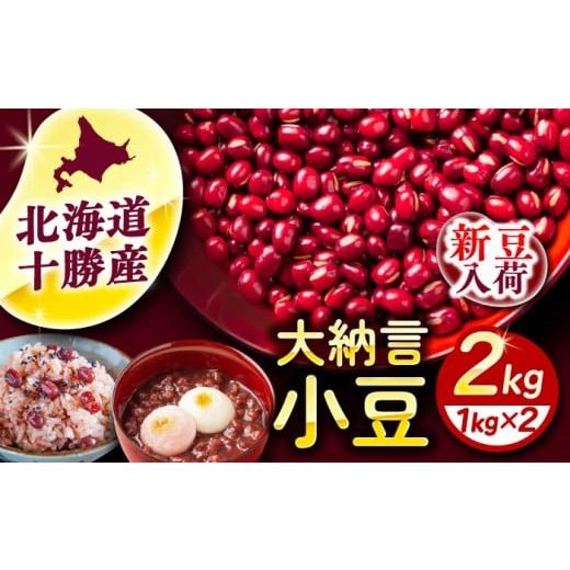 ふるさと納税 豆類 あずき 北海道 足寄町 R7年度産新豆 受付中 北海道 あしょろの大納言小豆 1kg×2袋[足寄町] 党崎農場 大納言小豆 小豆 豆 まめ 大粒 和…
