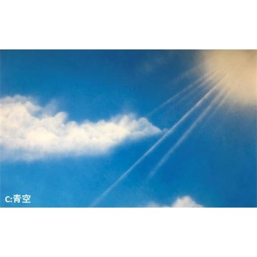 ふるさと納税 雑貨・日用品 絵画 兵庫県 神戸市 スプレーアート原画/「青空」 スプレーアート原画/「青空」
