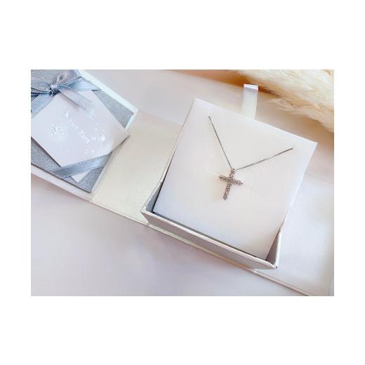 《送料込》 ふるさと納税 山梨県 甲府市 ダイヤクロスペンダント(イエローゴールド) 【NAN2148170187】(75660円)