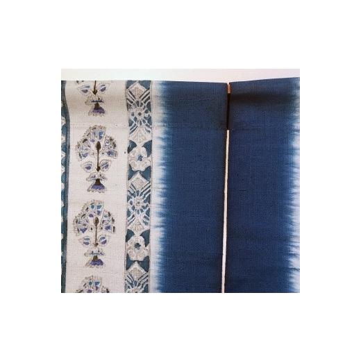 ふるさと納税 東京都 八王子市 職人の技が光る美しい暖簾（木版染め　更紗紋） 八王子市 東京都 職人の技が光る美しい暖簾（木版染め　更紗紋） ふるさと納税