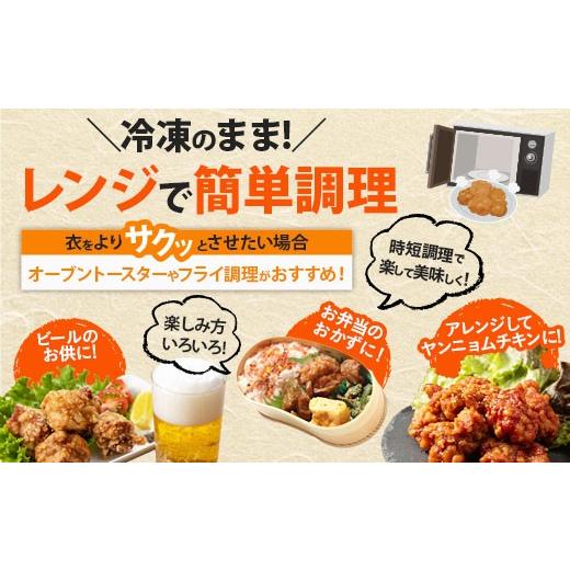 ふるさと納税 鶏肉 唐揚げ 岩手県 一関市 鶏肉 定期便 6ヶ月 唐揚げ 訳あり 室根からあげ 800g×2袋「奥州いわいどり」使用 からあげフェスティバル 優勝 オヤ…の画像
