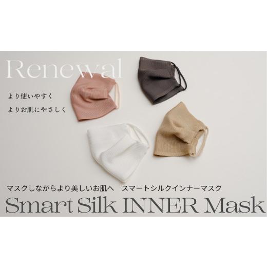 ふるさと納税 ファッション 新潟県 五泉市 インナーマスク 2枚セット ( 女性向けの少し小さめサイズ / ピンクベージュ ) シルク100% | シルク シルクマスク …