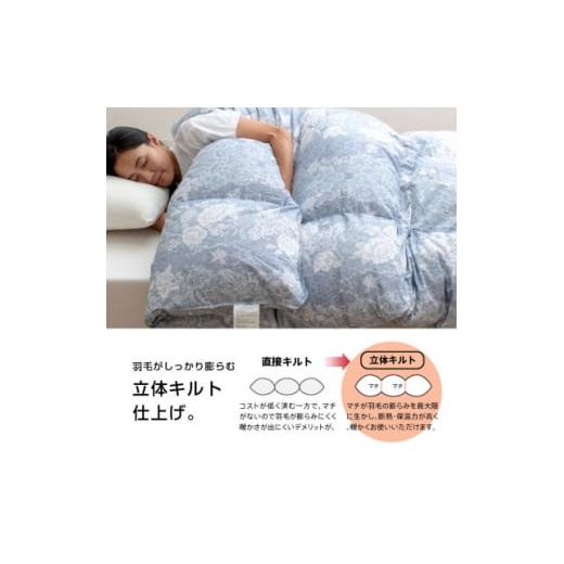 ふるさと納税 家具 インテリア・寝具・収納 福岡県 大牟田市 羽毛掛布団 シングル 羽毛量1.4kg 色、柄おまかせ_羽毛布団 掛布団 シングル 暖かい ふとん イン…の画像