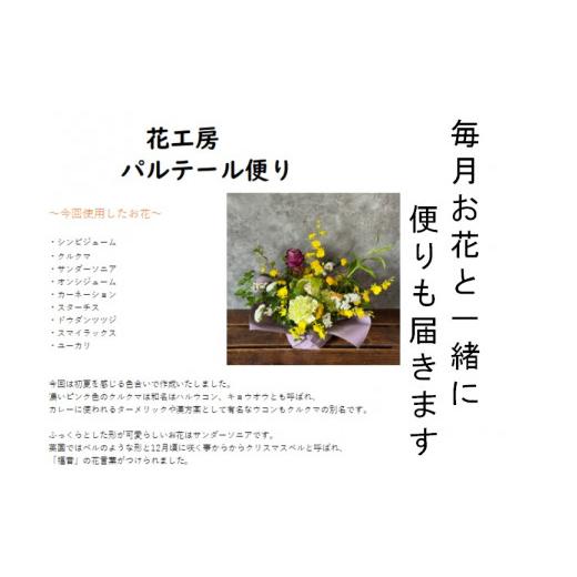 ふるさと納税 花・苗木 花束 岩手県 北上市 定期便 ／ 6ヶ月 心安らぐお供え フラワーアレンジメント (中) 季節のお花 生花 お供え 岩手県 北上市 J0054 花工…_4