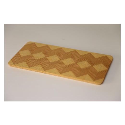 ふるさと納税 木工品・竹工品 岐阜県 中津川市 「YUI TABLE WAER」 プレート レクタングル 2枚 F4N-0932の画像