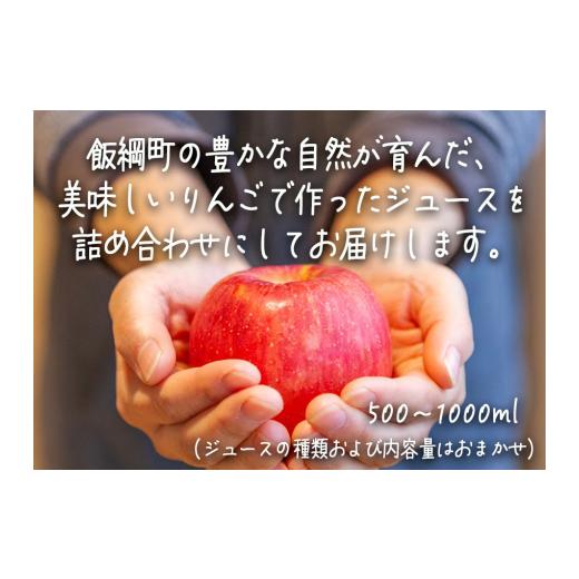 ふるさと納税 果汁飲料 りんご 長野県 飯綱町  農家さん ／ 品種 ／ おまかせ 飯綱町の農家さん 自慢の りんごジュース 詰め合わせ 12本 ( 1本：500〜1000ml …の画像