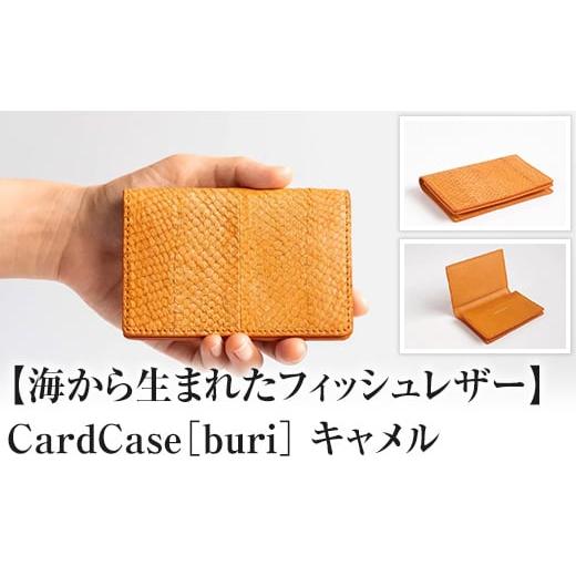 ふるさと納税 小物 富山県 氷見市 Card Case[buri]Camel キャメル