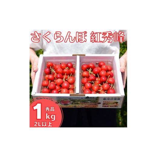 ふるさと納税 山形県 寒河江市 令和6年産 さくらんぼ 「紅秀峰」 秀品 1kg(500g×2パック) 2Lサイズ以上 山形県産 2024年産 [農家直送][2024年6月下旬頃…