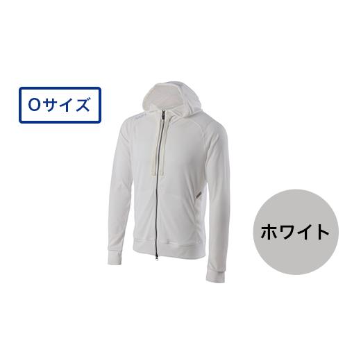 ふるさと納税 服 新潟県 長岡市 I4-01H カラー:ホワイト サイズ:O リカバリーウェア A.A.TH/ メッシュパーカー(品番:AAJ91301) カラー:ホワイト サイズ…