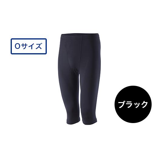 ふるさと納税 服 新潟県 長岡市 I4-25E カラー：ブラック サイズ：O リカバリーウェア A.A.TH／ セミロングタイツ（品番：AAP99513） カラー：ブラック サイズ…_1