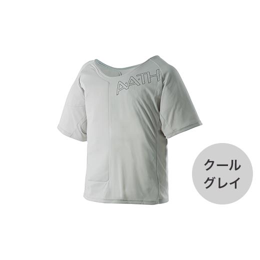 ふるさと納税 服 新潟県 長岡市 I4-40A カラー:クールグレイ リカバリーウェア A.A.TH/ キュアパッド ショルダー(品番:AAJ90901) カラー:クールグレイ