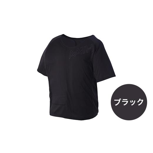 ふるさと納税 服 新潟県 長岡市 I4-40B カラー:ブラック リカバリーウェア A.A.TH/ キュアパッド ショルダー(品番:AAJ90901) カラー:ブラック