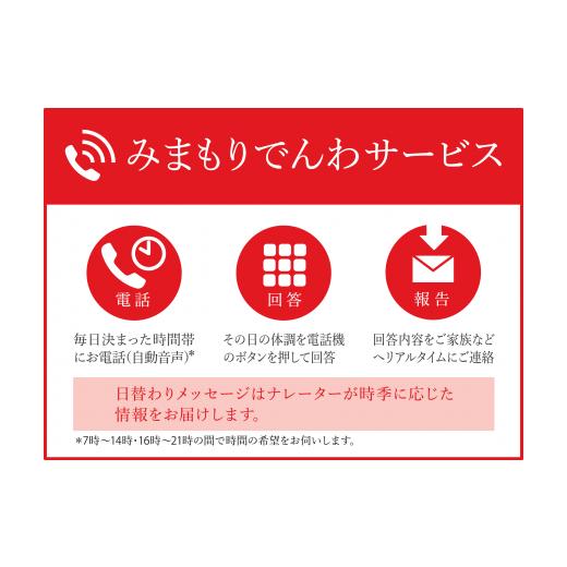 ふるさと納税 地域のお礼の品 福島県 福島市 No.1156みまもりでんわサービス（携帯電話3か月コース）_1