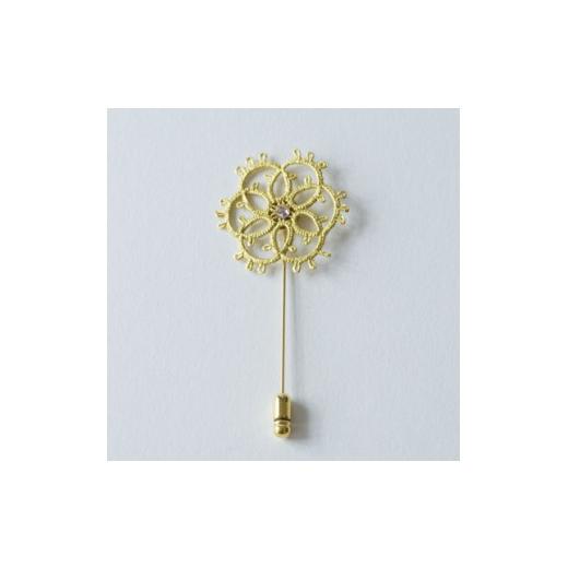 ふるさと納税 民芸品・工芸品 石川県 金沢市 金箔ジュエリーGold-Knot ハットピン 石川 金沢 加賀百万石 加賀 百万石 北陸 北陸復興 北陸支援_1