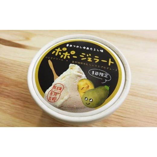 ふるさと納税 アイス・ヨーグルト ジェラート 島根県 美郷町 森のミルク 幻の果実ポポー ポポージェラート 6個 ポポー ジェラート 91ml 6個 お菓子 菓子 アイ…