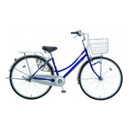 ふるさと納税 茨城県 古河市 AV44_内装5段オートライト付き自転車 シティーコレクション26型ナイトブルー