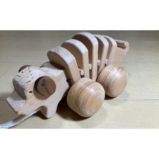 ふるさと納税 雑貨・日用品 玩具 愛知県 日進市 手作り木のおもちゃ お散歩ワンちゃん No.5229-0356の画像