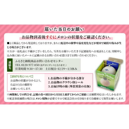 ふるさと納税 メロン メロン青肉 静岡県 浜松市 クラウンメロン 極み×1玉 桐箱 ６ヶ月定期便 配送不可：離島 果物類 メロン青肉 No.5786-3850の画像