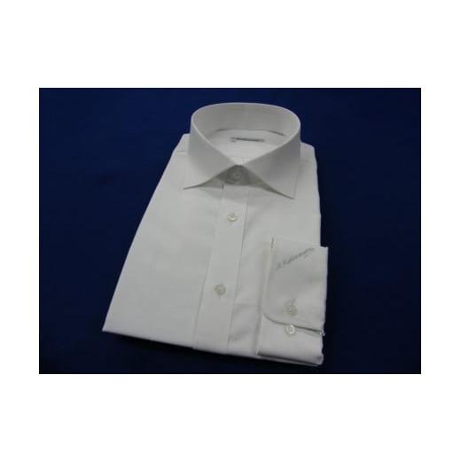 ふるさと納税 服 奈良県 川西町 オーダーワイシャツ -「オリジナルネーム入り」 川西町産貝ボタンを使用 - 生地:ブロードクロス 120番 双糸 OT(高瀬貝) 高…