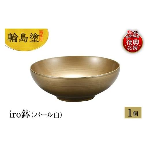 ふるさと納税 陶磁器・漆器・ガラス 石川県 輪島市 輪島塗 iro鉢(パール白)
