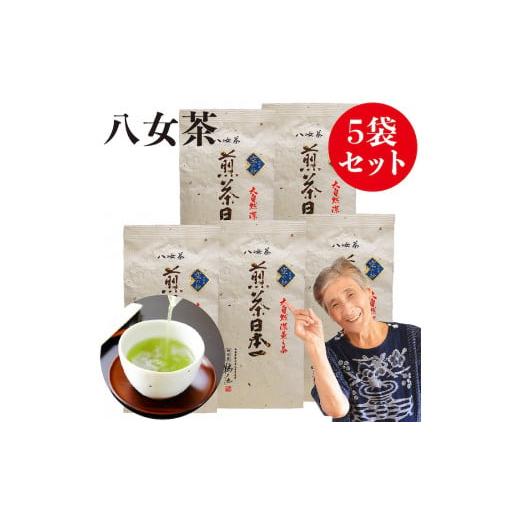 ふるさと納税 お茶類 緑茶（茶葉・ティーバッグ） 福岡県 八女市 自社製造の深蒸しの八女茶 空の抄（くうのしょう）100g入り5袋セット_1