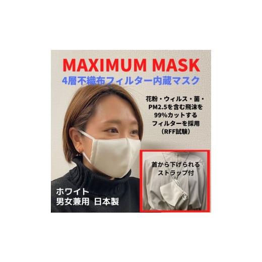 ふるさと納税 岐阜県 大垣市 [HoTFaB]MAXIMUM MASK(4層立体布マスク/男女兼用) グレー Lサイズ