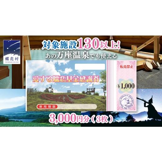 ふるさと納税 宿泊券 温泉 群馬県 嬬恋村 で使える 感謝券 3,000円 分