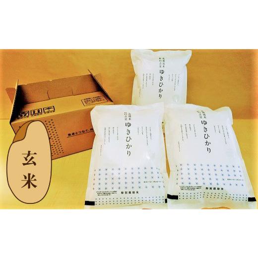 お買い得！ ふるさと納税 北海道 栗山町 【玄米12ヶ月定期便】特別栽培米ゆきひかり2kg×3袋　Q006 【MYK1936344154】(68200円)