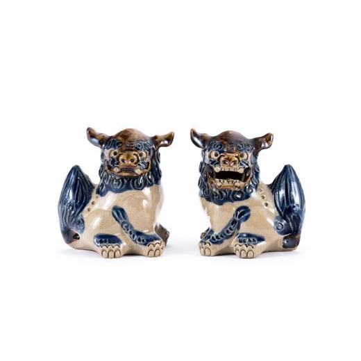 ふるさと納税 陶磁器・漆器・ガラス 沖縄県 那覇市 受注生産品 ミニミニシーサー カラー:コバルト |沖縄 那覇市 雑貨 日用品 民芸品 工芸品 伝統 文化 シー…