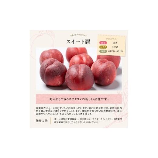 ふるさと納税 もも 福島県 伊達市  2026年出荷分先行予約 福島県産 スイート麗 約1.5kg (6〜9玉) 高橋もも園 皮まで食べられる新品種 伊達の桃 桃 フルーツ 果…の画像
