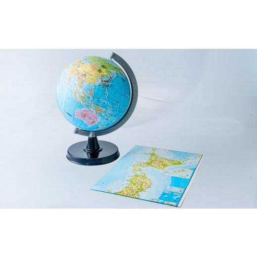 ふるさと納税 文房具・玩具 埼玉県 草加市 SHOWAGLOBES絵入り地球儀21cm〜地球儀のあるべき姿を求めて〜（日本地図付） | 埼玉県 草加市 手貼り製法 Madein草…_3