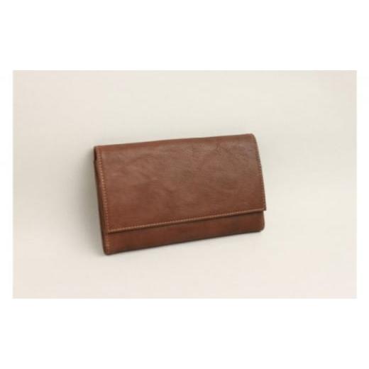 ふるさと納税 雑貨・日用品 埼玉県 草加市 オイルヌメゴート (山羊)革(チョコ))| 埼玉県 草加市 長財布 職人技 風琴マチ お洒落 スマホ収納 お祝い 贈呈 …