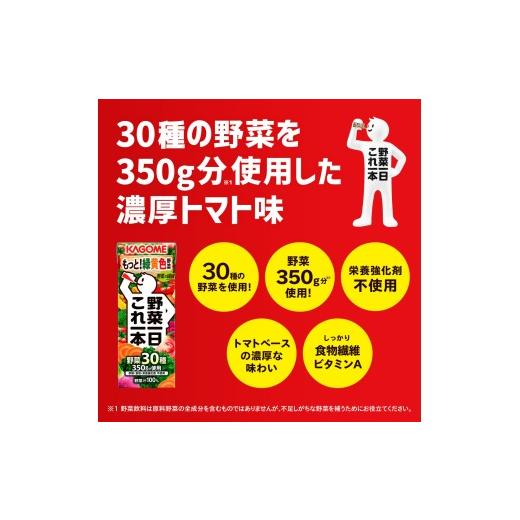 ふるさと納税 果汁飲料 やさい 長野県 富士見町  定期便 3ヶ月 カゴメ 野菜一日これ一本 24本×3回 野菜ジュース 紙パック 定期便 1日分の野菜 野菜100％ 飲料…_3